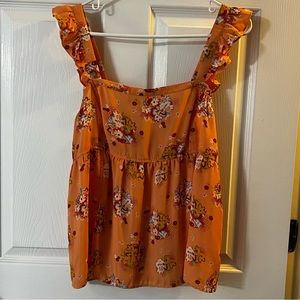 LOFT flutter sleeve tank top